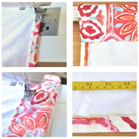 sew rod pocket panels