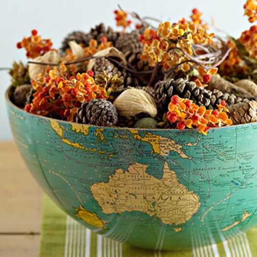 pine cone in bowl