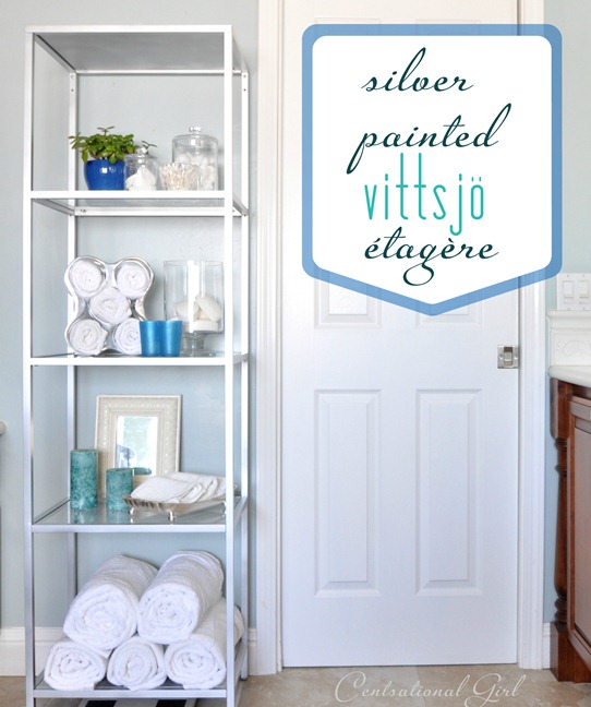 silver painted vittsjo etagere cg