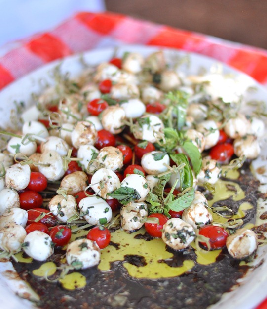 caprese on stick