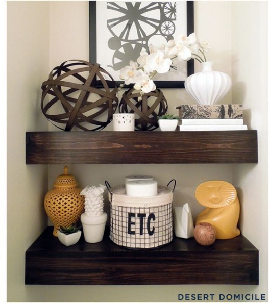 chunky shelves desert domicile