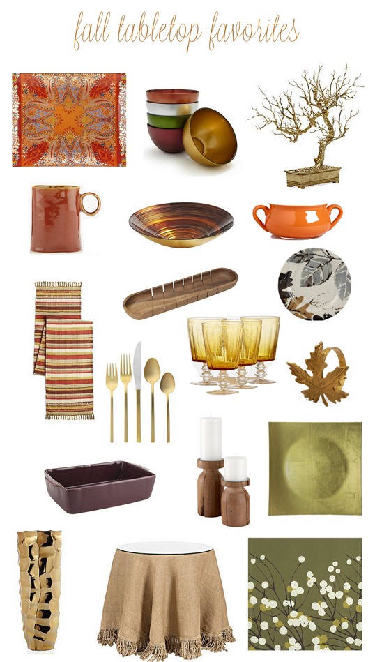 fall tabletop favorites 2012 fall tabletop favorites 2012
