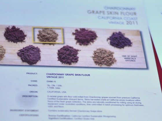 grape skin flour