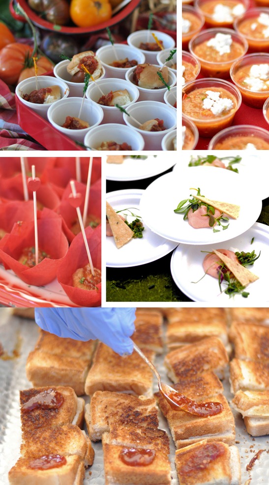 smash gazpacho risotto mousse pate