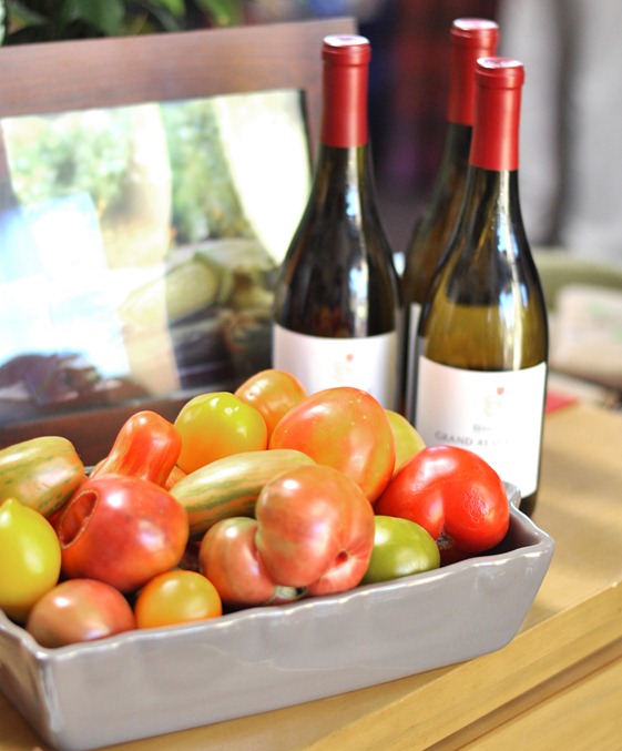 tomatoes in tasting room