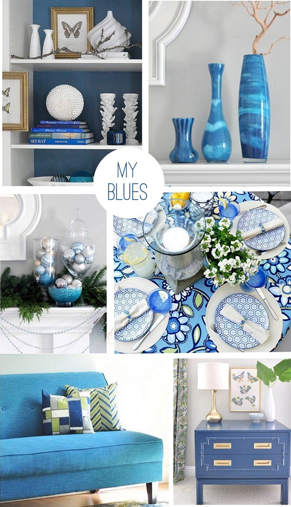blue collage