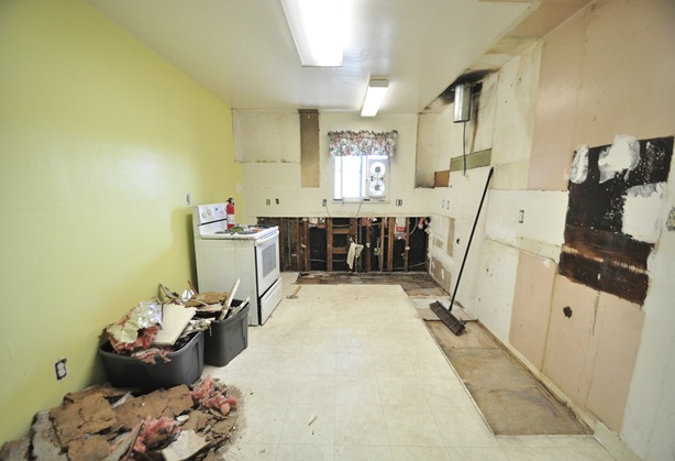 kitchen during