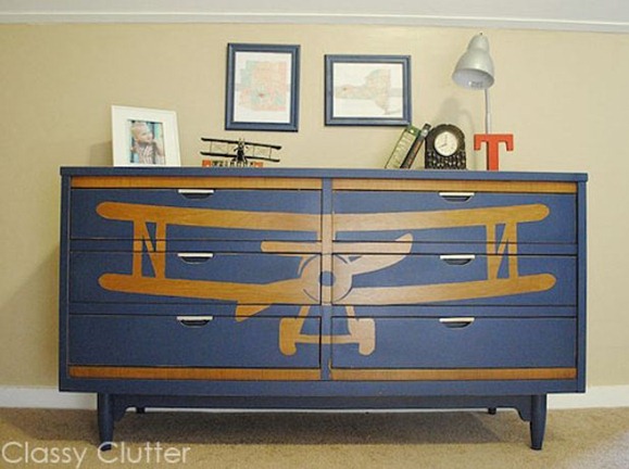 biplane dresser classy clutter
