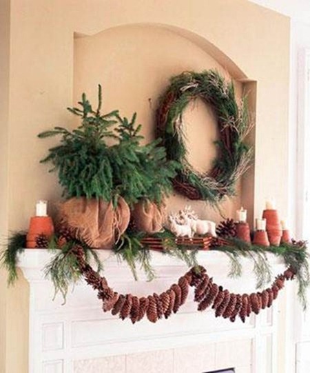 pinecone garland