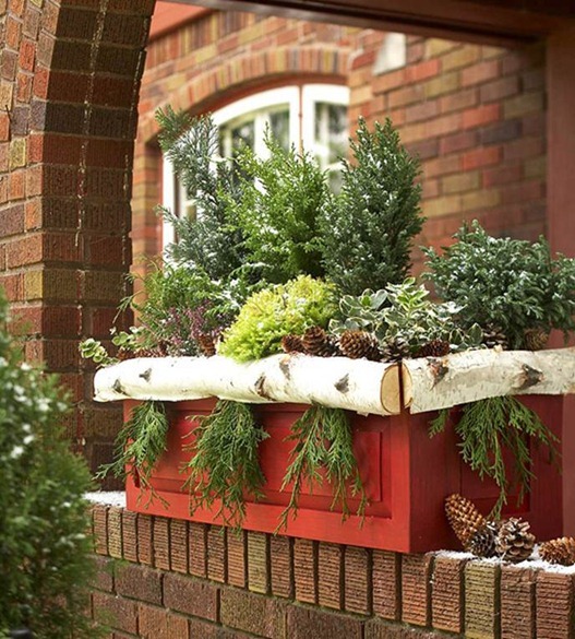 christmas window box