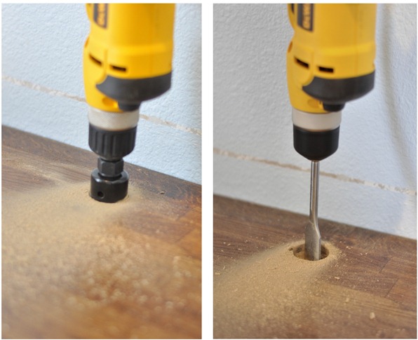hole saw and boring drill bit
