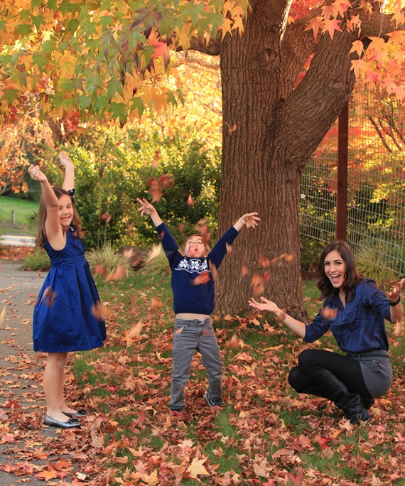 kids leaves
