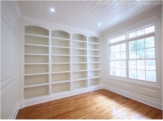 sawdust and paper scraps library