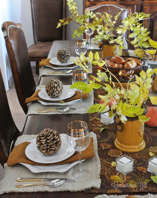 thanksgiving table setting