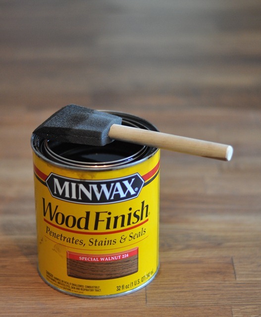 three coats of special walnut