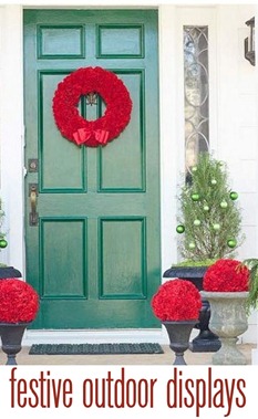 festive outdoor displays