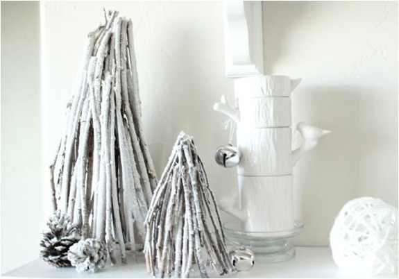 twig frosted trees brightly inspired