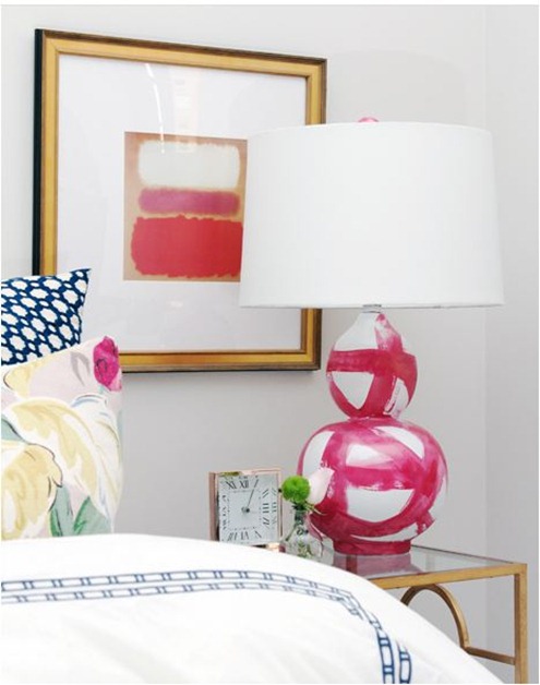 brushstroke lamp madebygirl