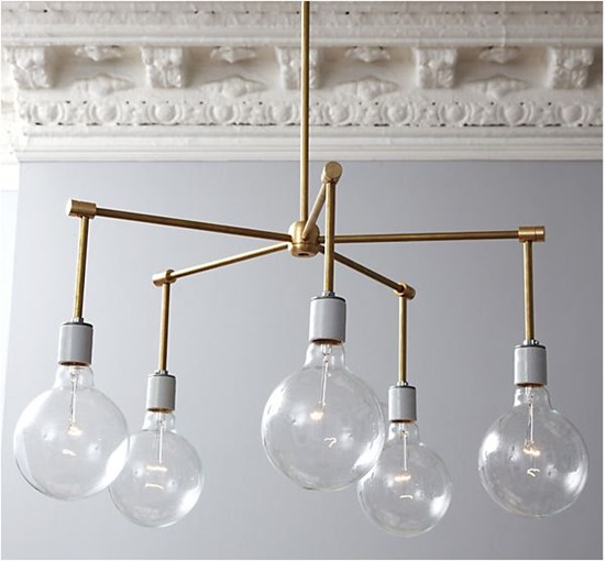 brass chandelier diy onekingslane