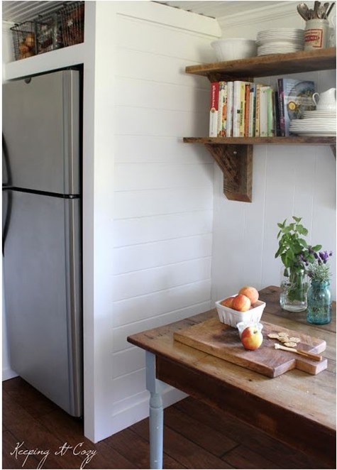 built in refrigerator cabinet keepingitcozy