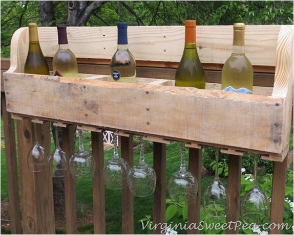 pallet wine rack  virginiasweetpea
