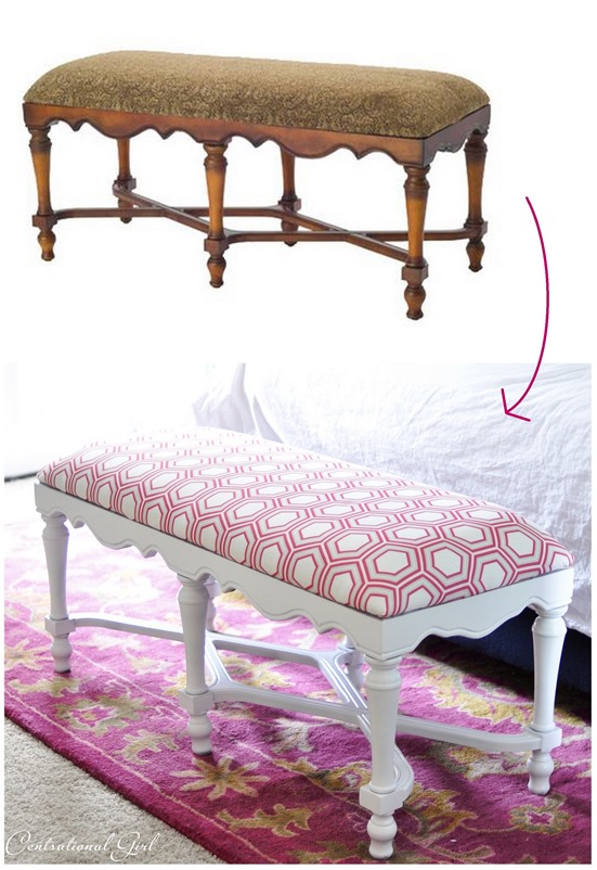 bench before and after