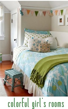 colorful girls rooms