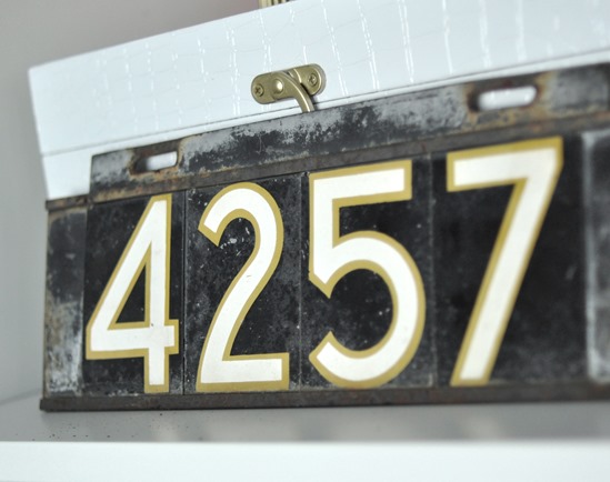 original address plaque