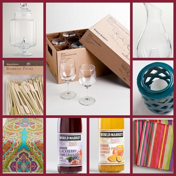 sangria party supplies