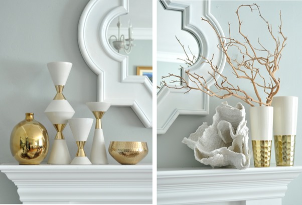 two sides of mantel