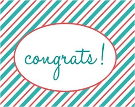 congrats card