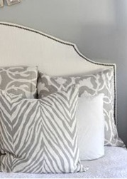 nailhead trim headboard