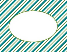striped notecard
