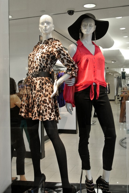 stud heels leopard dress