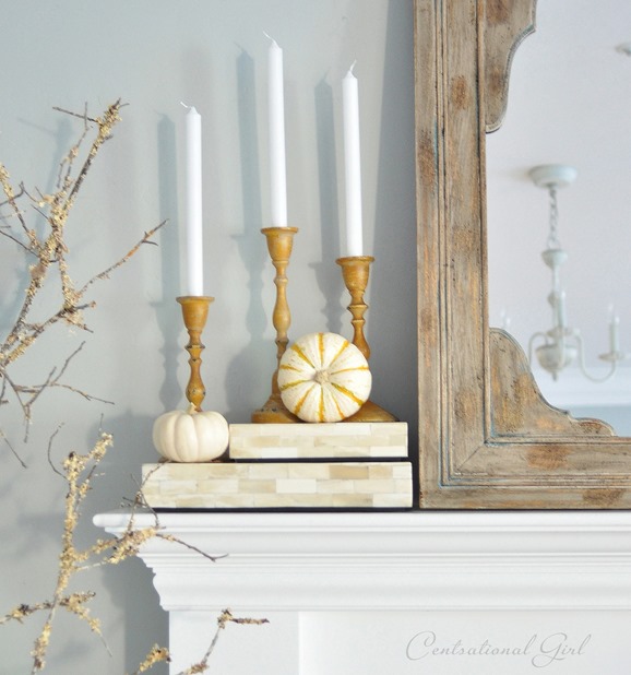 trio of yellow candlesticks