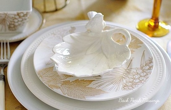 back porch musings tablescape