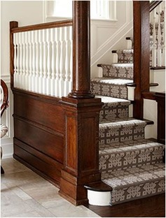 wood stairs bhg