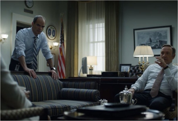 frank underwood office