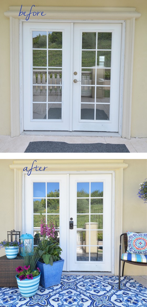 balcony before and after