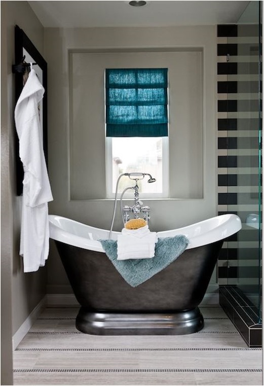 cast iron two tone tub