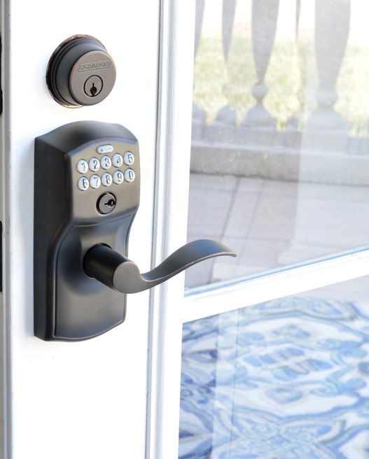 replace with new deadbolt