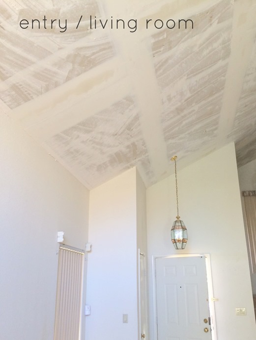 entry and living room