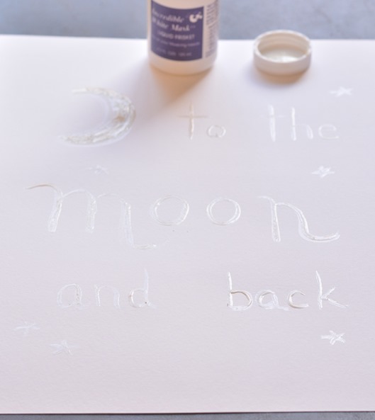 to the moon with frisket