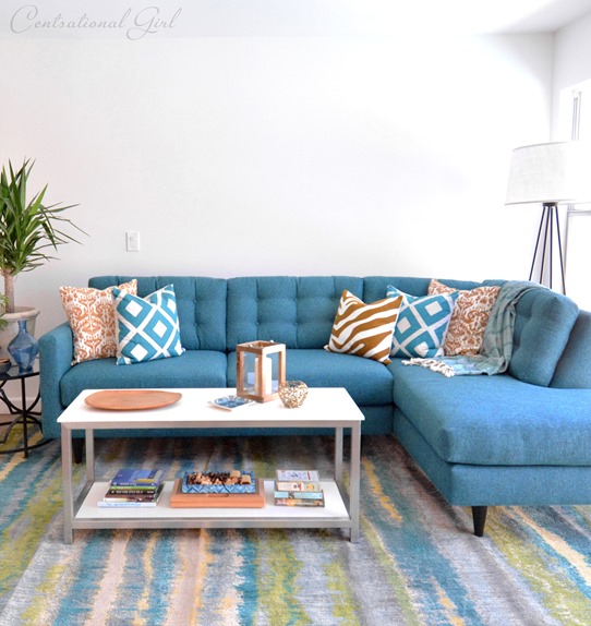 teal logan sofa