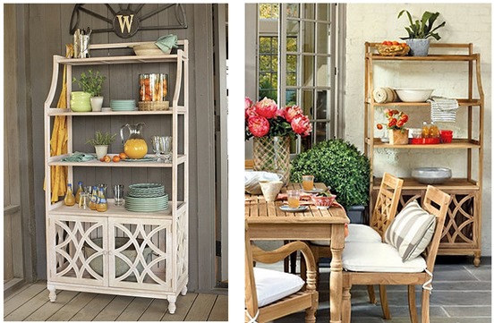 ballard ceylon bakers rack