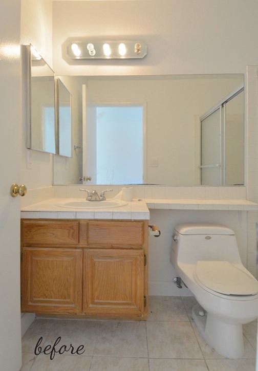 hall bathroom before