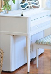 painted piano