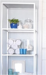 silver etagere
