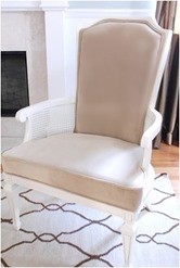 velvet chair