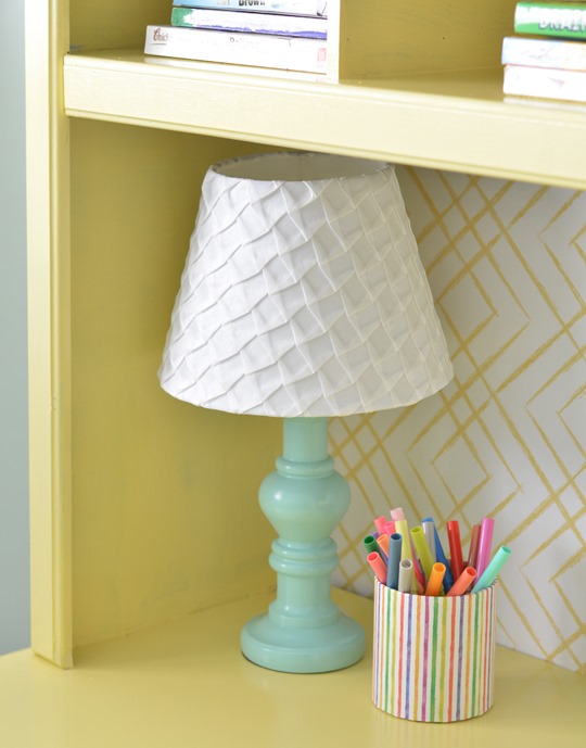 aqua blue table lamp